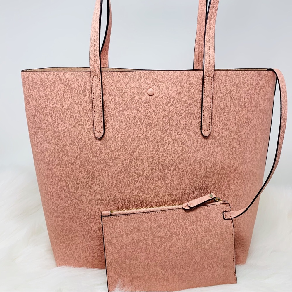 Kate spade Suzy ns tote cosmetic pink large new - Picture 4 of 8
